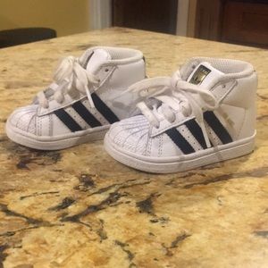 Baby adidas high top sneakers